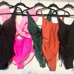 Colorful One-Piece Swimsuit Collection